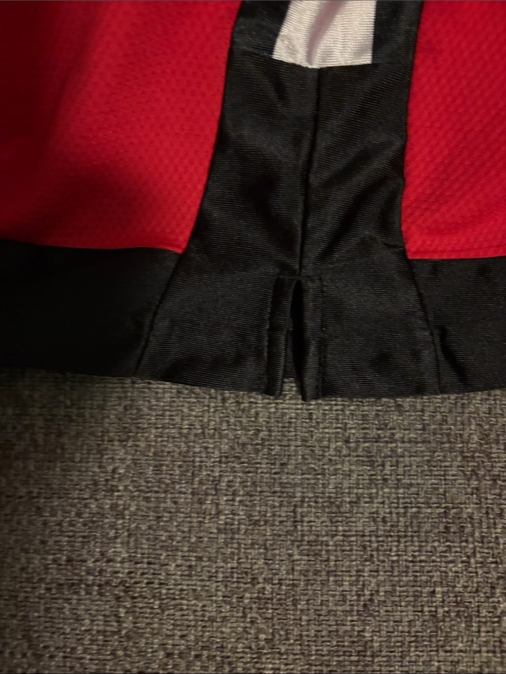 Nike Red Basketball Shorts with Black & White Accents Dri-Fit - Picture 2 of 5